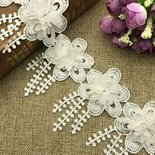 lace with beads sequins